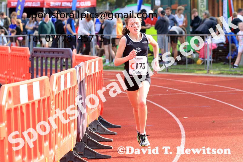 Womens Under-17s, 2024 Northern Mens 6 and Womens 4 and Youngsters Relays, Stanley Park, Blackpool.  Photo: David T. Hewitson/Sports for All Pics